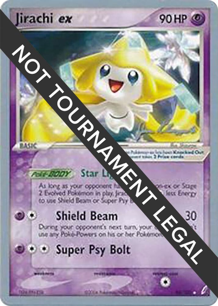 Jirachi ex 2008 Jason Klaczynski 94/100 card