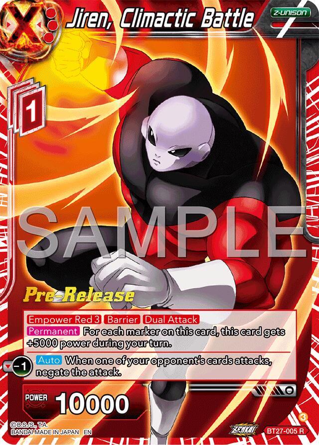 Jiren Climactic Battle BT27-005