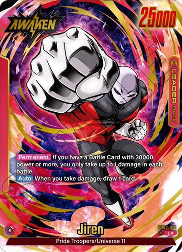 Jiren FB03 001 Alternate Art card