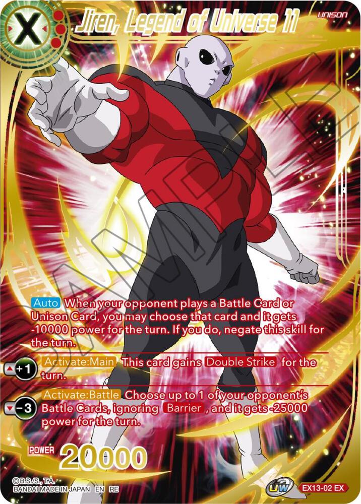 Jiren Legend of Universe 11 Alternate Art EX13-02