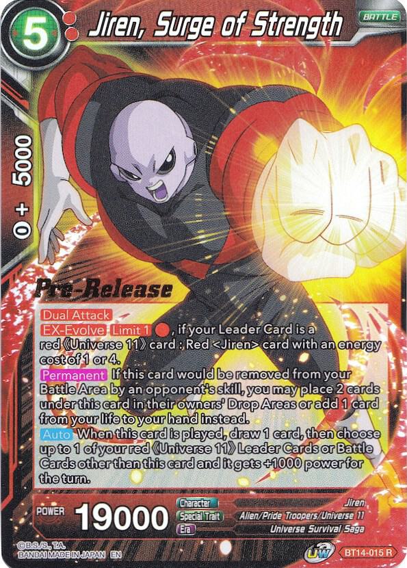 Jiren Surge of Strength BT14-015
