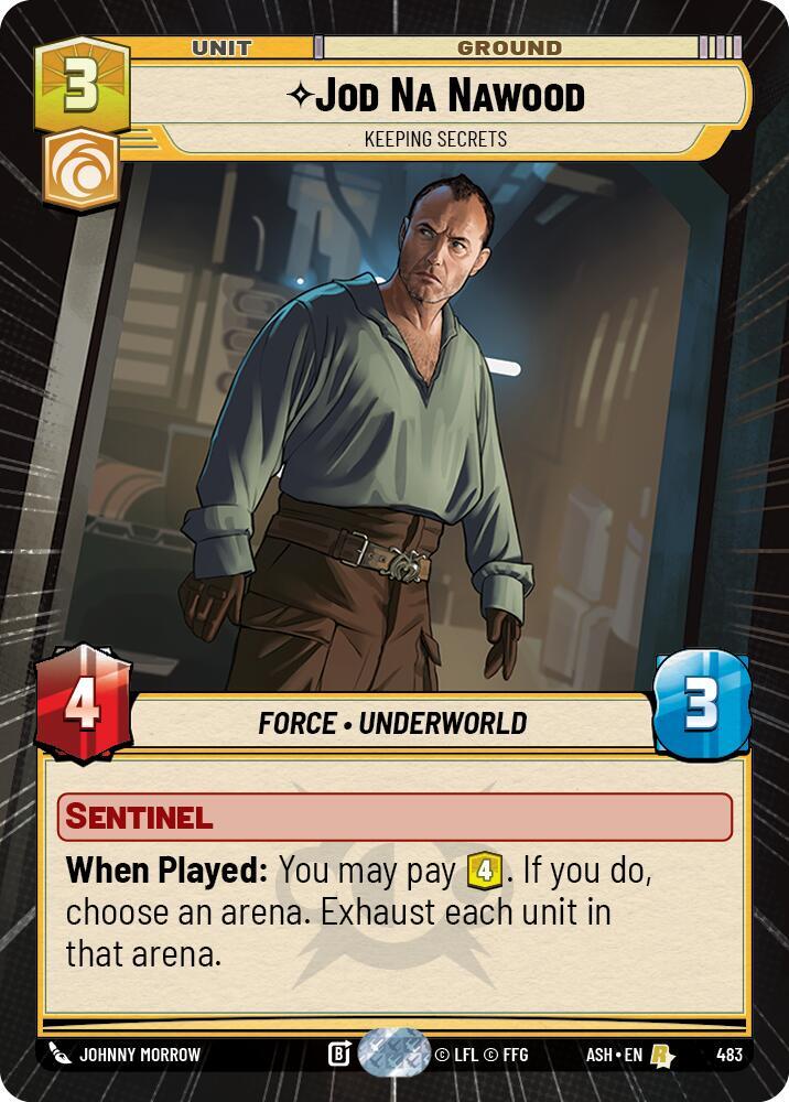 Jod Na Nawood Keeping Secrets Hyperspace 483 card