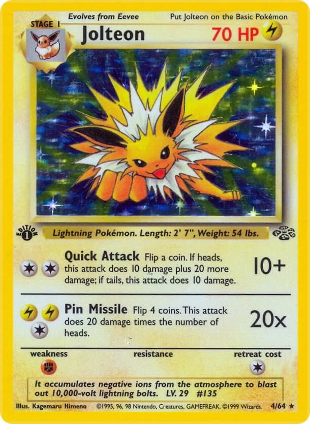 Jolteon 4/64 card