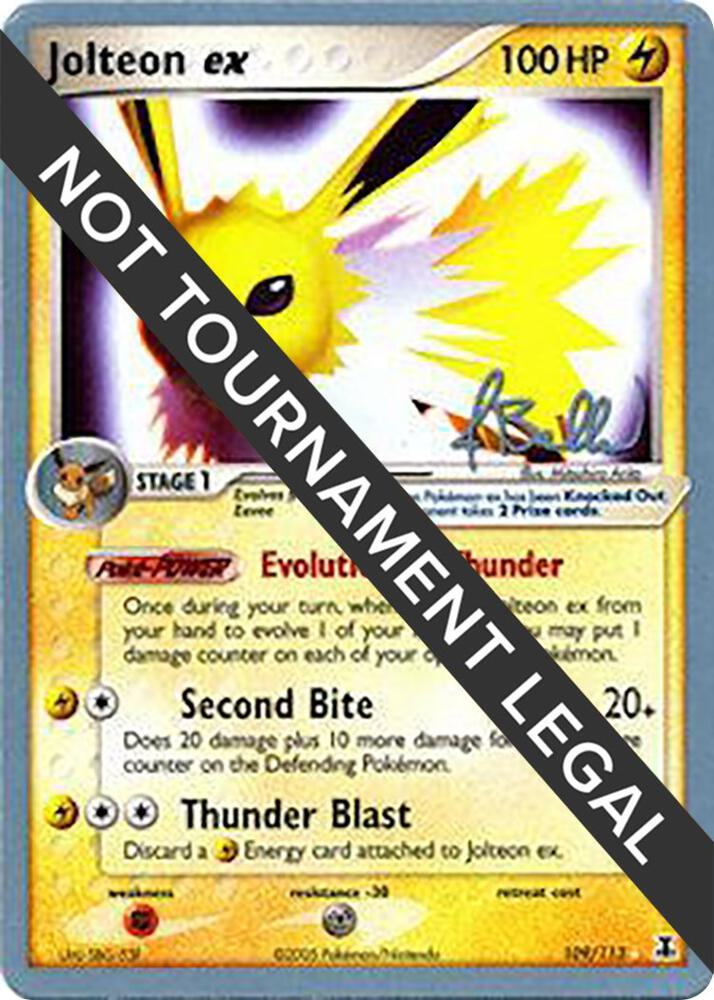 Jolteon ex 2006 Jimmy Ballard 109/113 card
