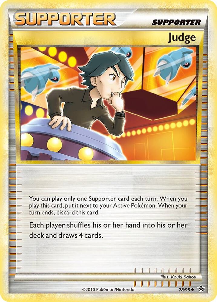 Judge 78/95 card