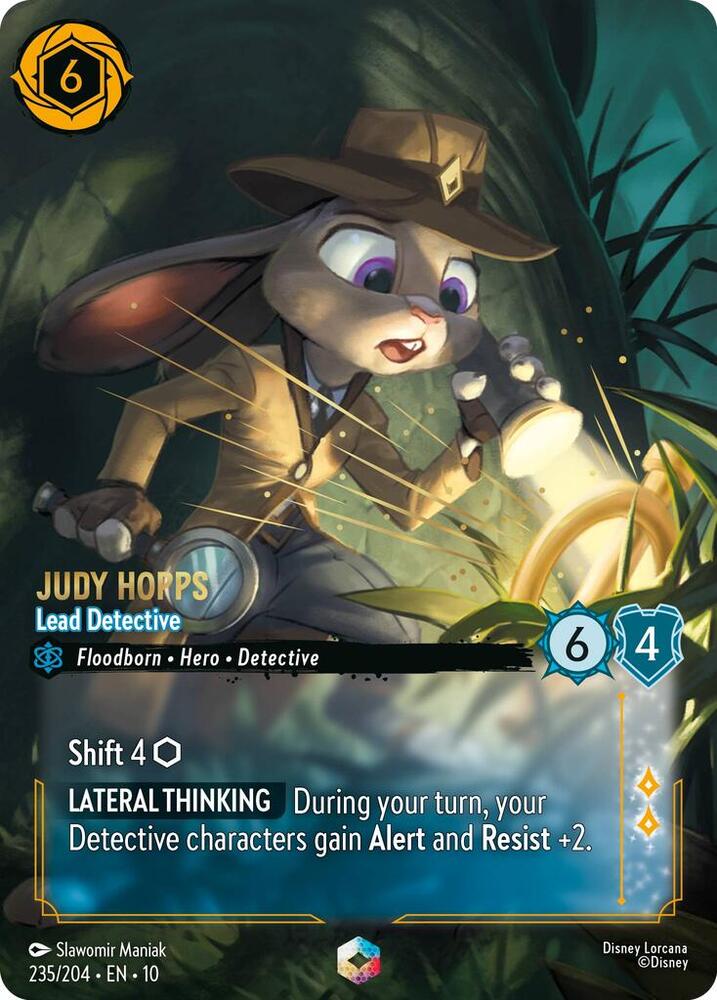 Judy Hopps Lead Detective Enchanted 235/204 card