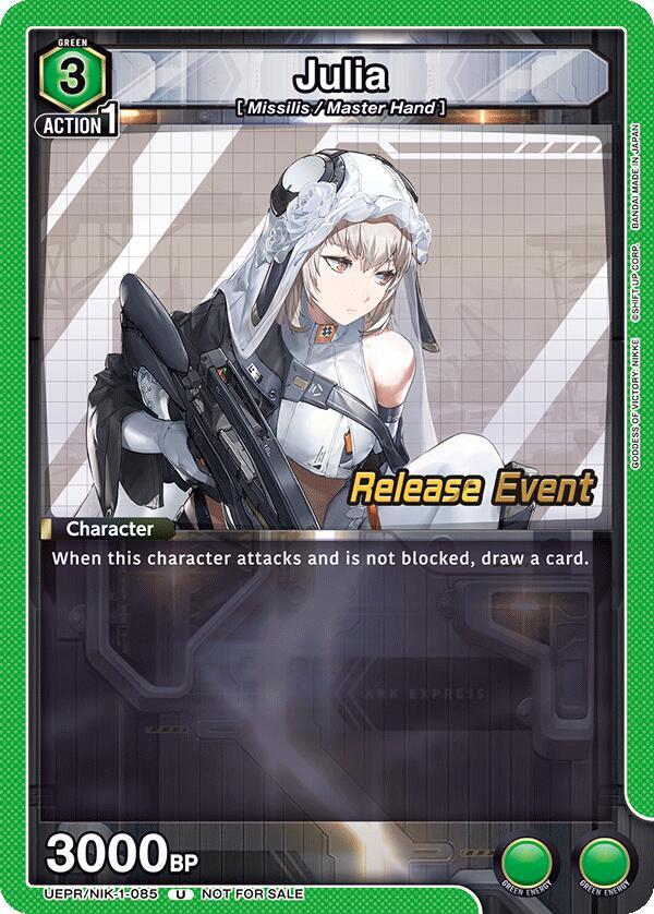 Julia UEPR/NIK-1-085 card