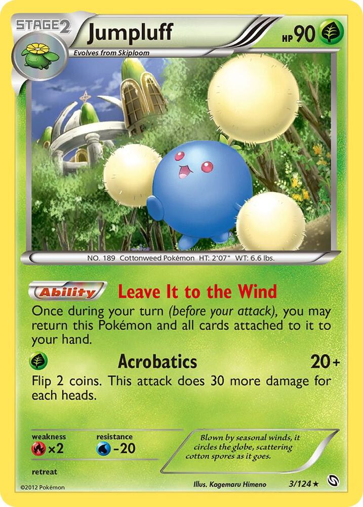 Jumpluff 3/124 carta