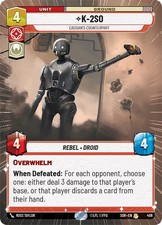 K 2SO Cassians Counterpart Hyperspace 408 card