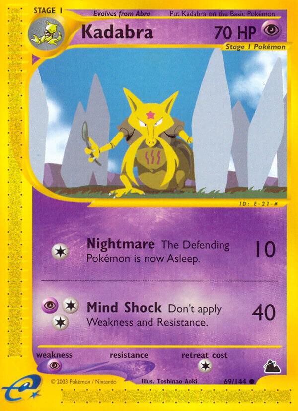 Kadabra 069/144 card