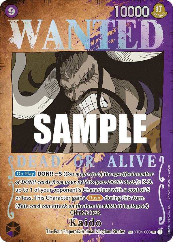Kaido Wanted Poster ST04-003