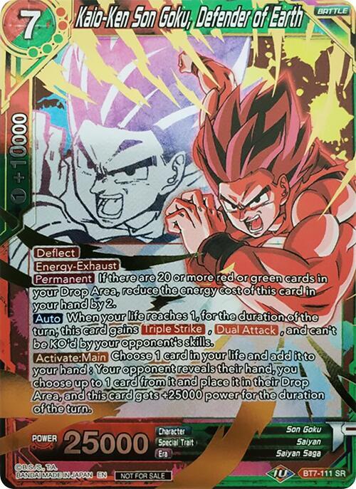 Kaio Ken Son Goku Defender of Earth Event Pack 4 BT7-111