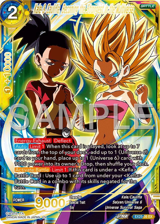 Kale and Caulifla Becoming the Strongest in the Multiverse EX25-39