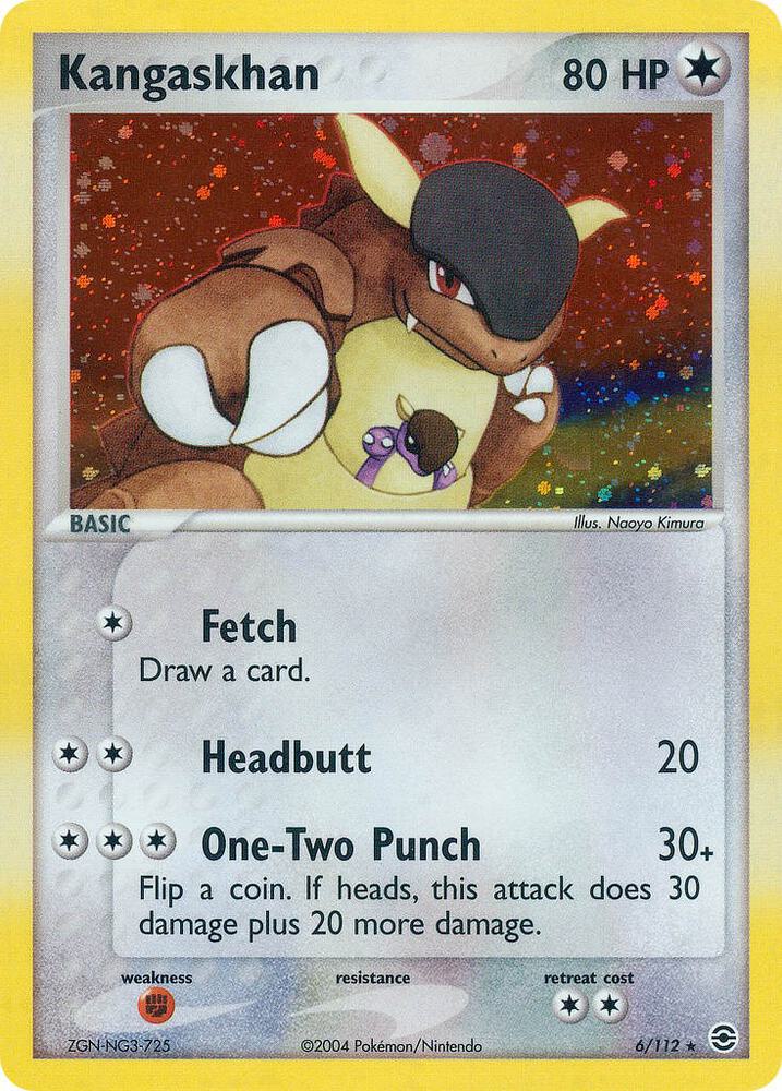 Kangaskhan 6/112 card