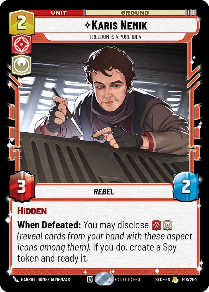 Karis Nemik Freedom is a Pure Idea 148/264 card