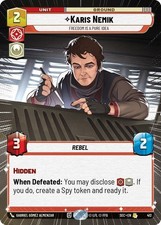 Karis Nemik Freedom is a Pure Idea Hyperspace 412 card