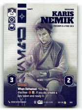 Karis Nemik Freedom is a Pure Idea Prestige 1062 card