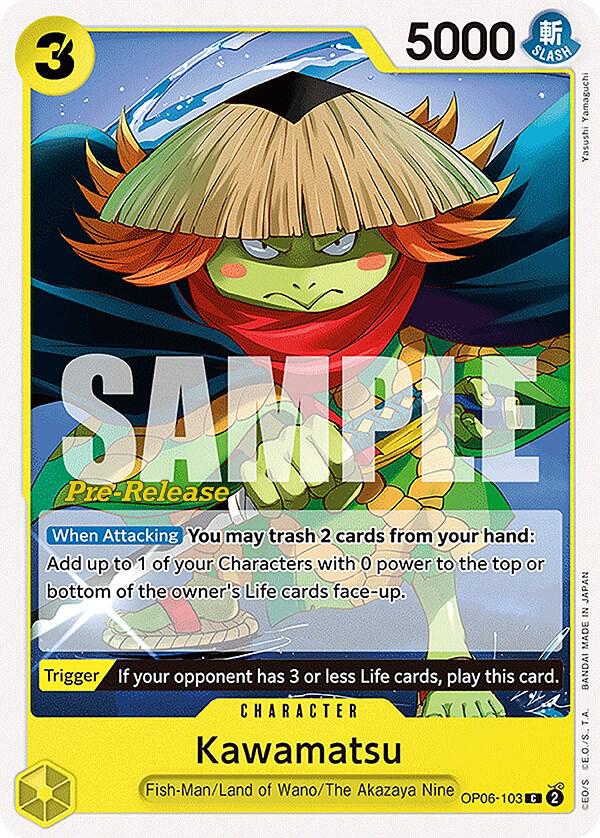 Kawamatsu OP06-103 card
