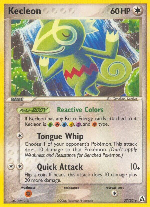 Kecleon 37/92 card