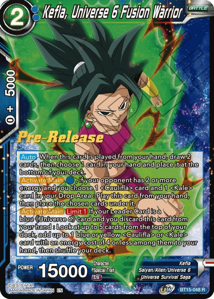 Kefla Universe 6 Fusion Warrior BT15-048
