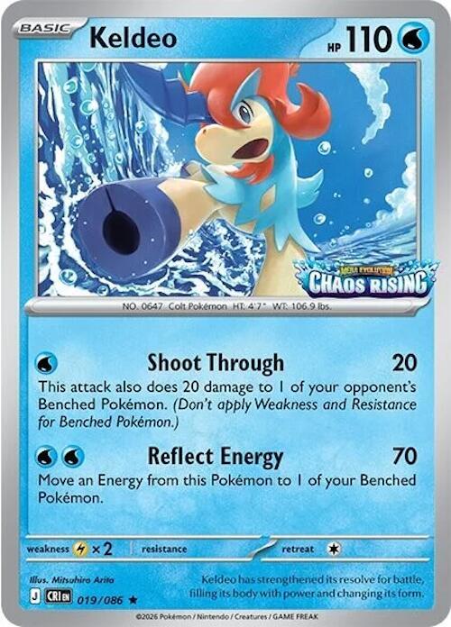 Keldeo 019/086 card
