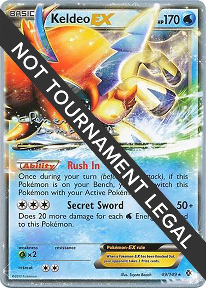 Keldeo EX 2013 Clement Lamberton 49/149 carta