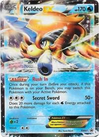 Keldeo EX 61 card