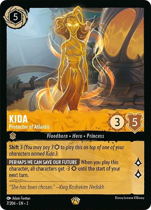 Kida Protector of Atlantis 7/204