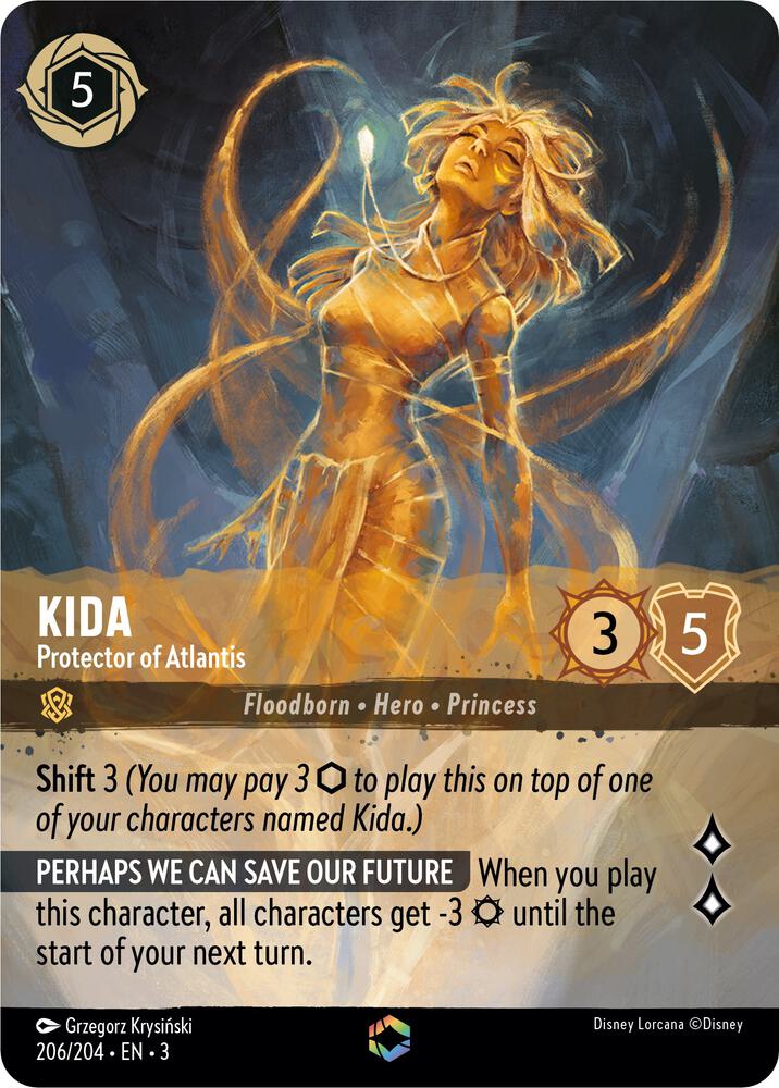 Kida Protector of Atlantis Enchanted 206/204