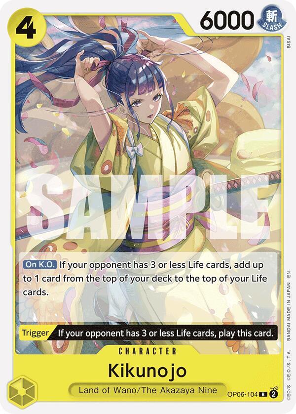 Kikunojo Reprint OP06-104 card