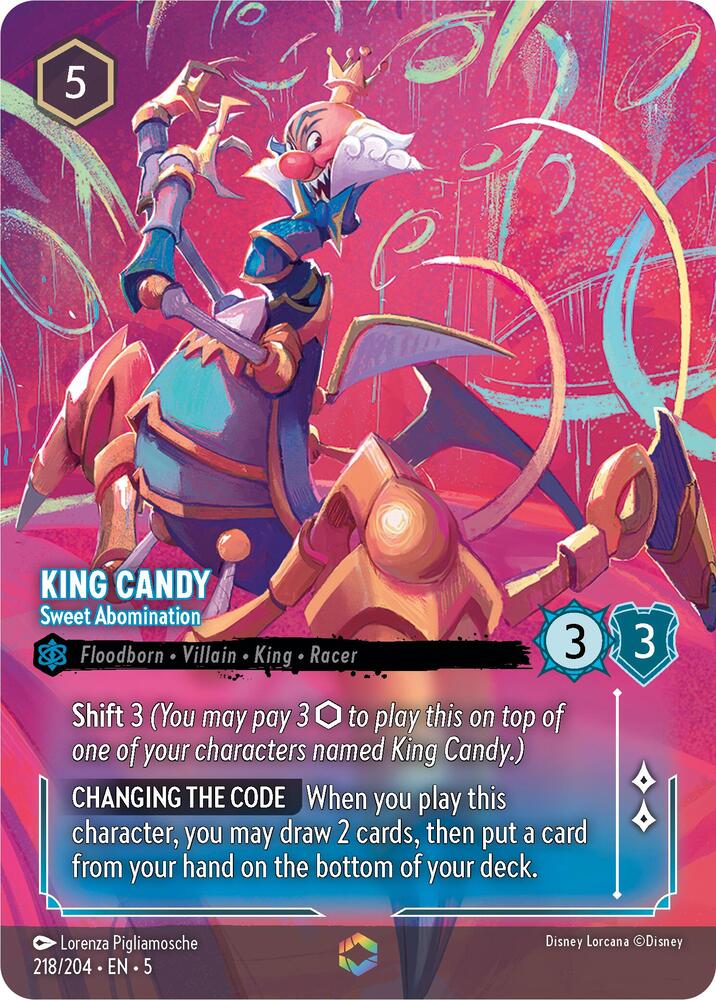 King Candy Sweet Abomination Enchanted 218/204 carta