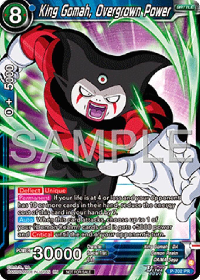King Gomah Overgrown Power Ultra Bout Series Tournament Pack Vol13 P-702