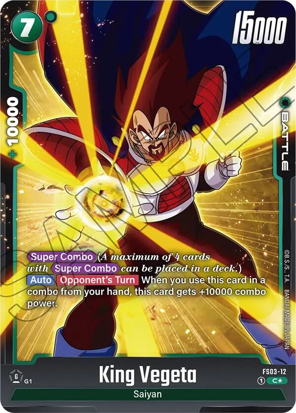 King Vegeta Bonus Pack Alternate Art FS03-12