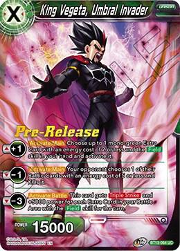 King Vegeta Umbral Invader BT13-064 carta