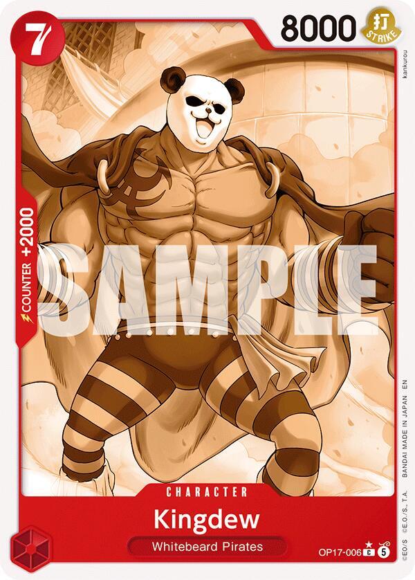Kingdew Pandaman Art OP17-006 card