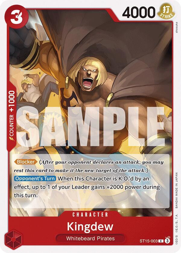 Kingdew ST15-003 carta