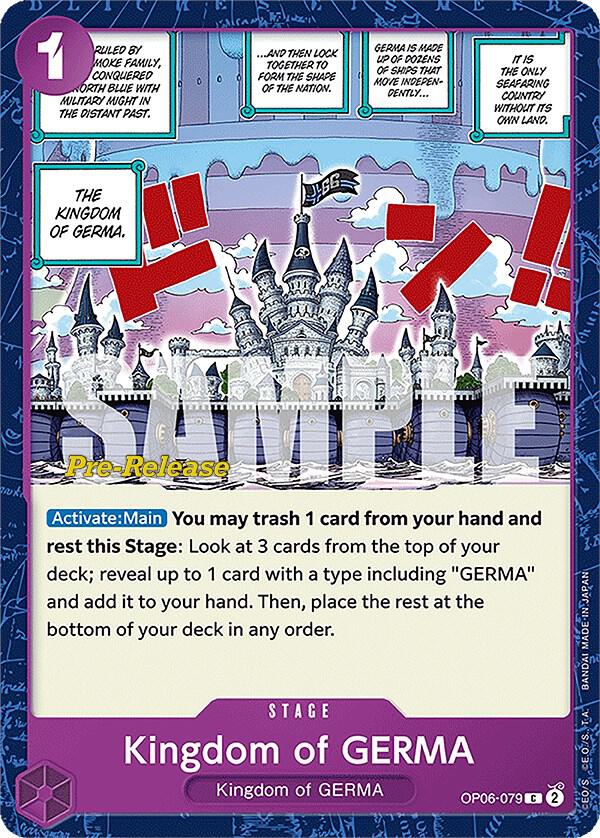 Kingdom of GERMA OP06-079 card