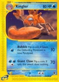 Kingler 50 050/165 card