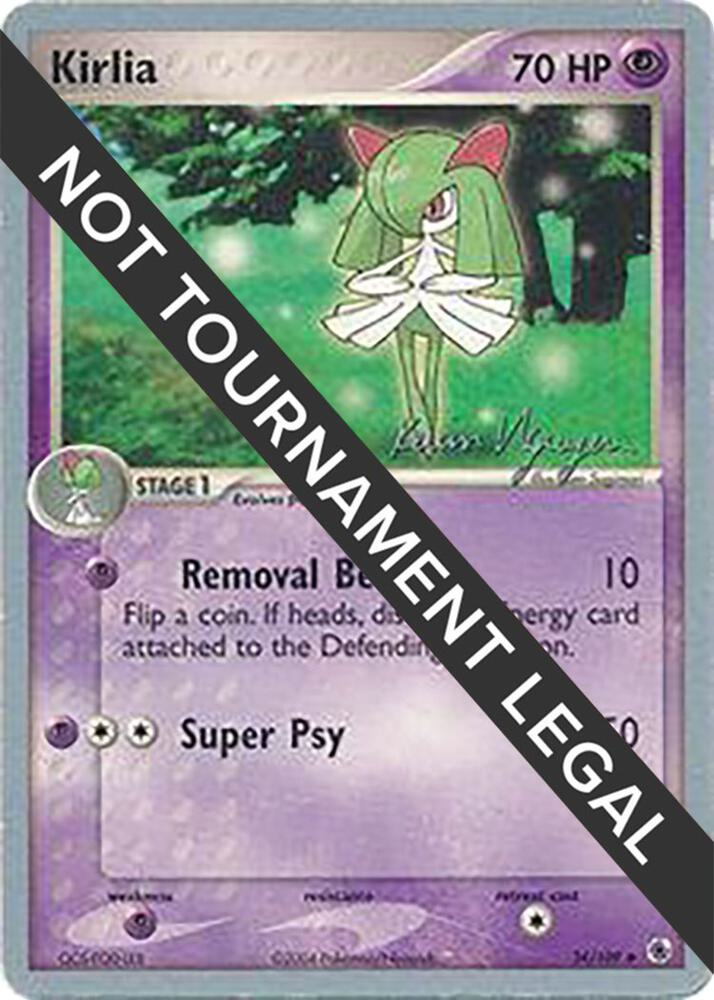 Kirlia 2004 Kevin Nguyen 34/109 card