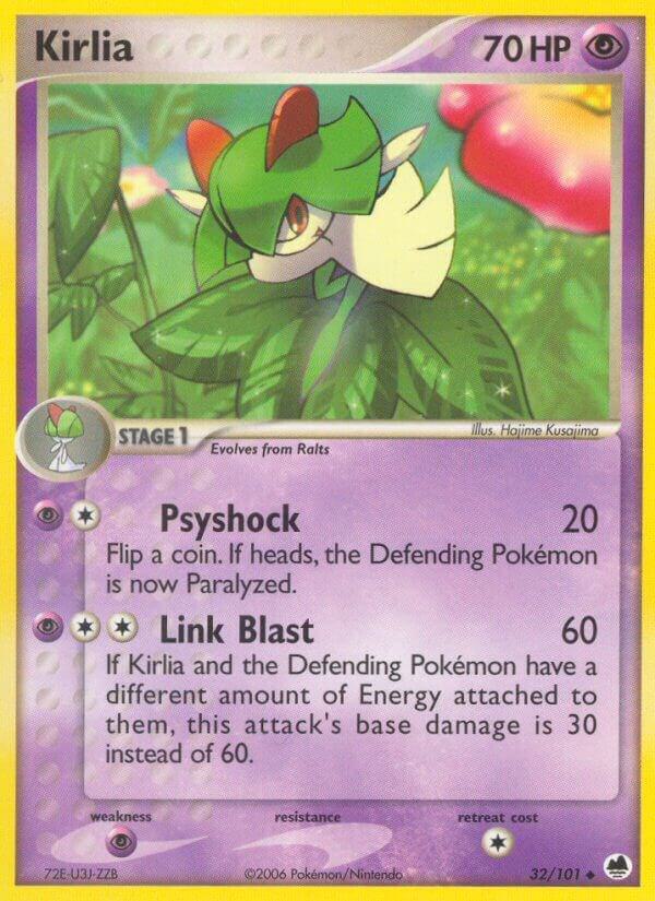 Kirlia 32/101 carta