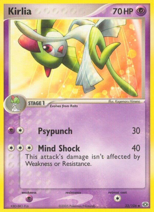 Kirlia 33/106 card