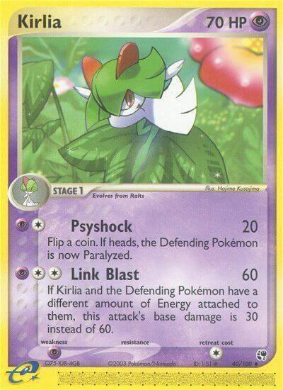 Kirlia 40/100 card