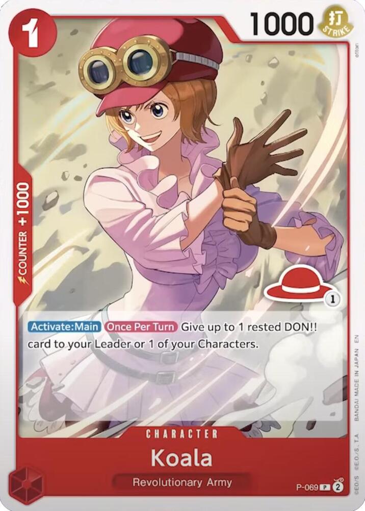 Koala Luffy Deck P-069 card