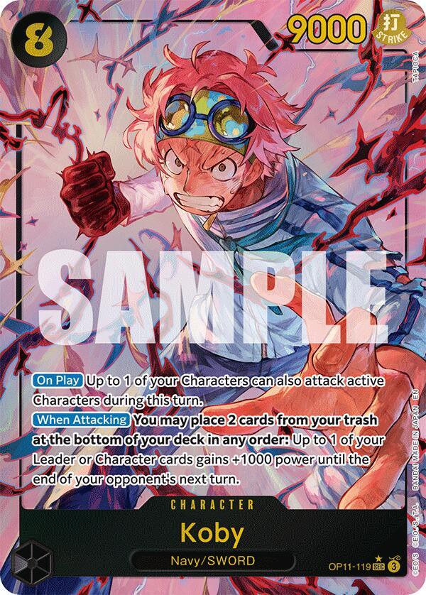 Koby 119 Alternate Art OP11-119 card