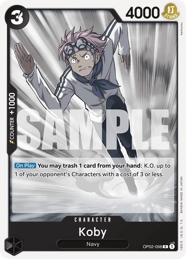Koby OP02-098 card