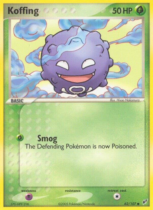 Koffing 62/107 card