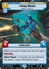 Koska Reeves Warrior of Mandalore Hyperspace 343 card
