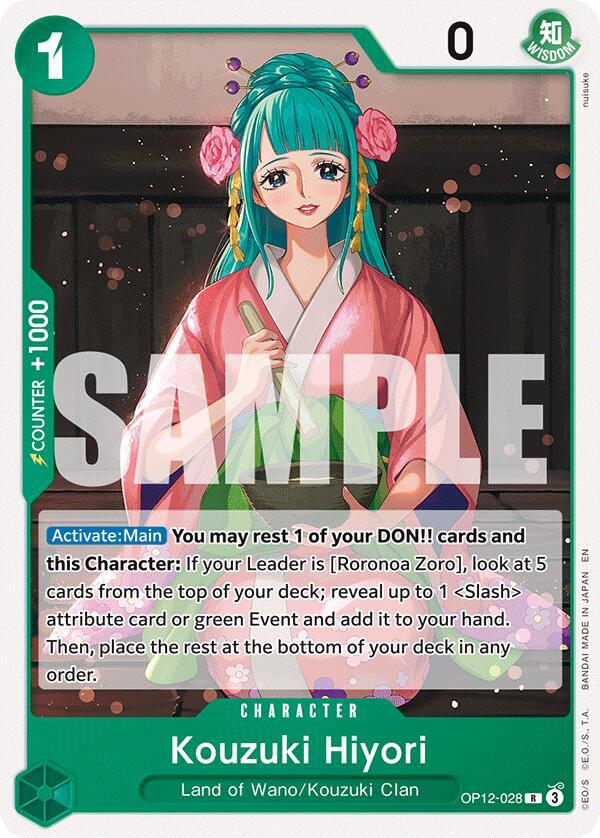 Kouzuki Hiyori OP12-028 carta
