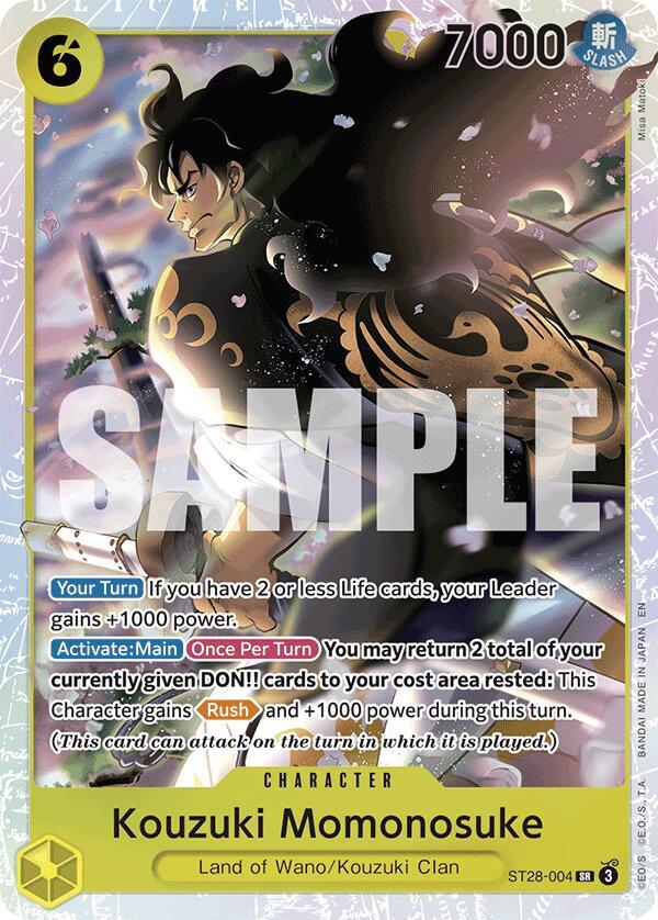 Kouzuki Momonosuke ST28-004 card