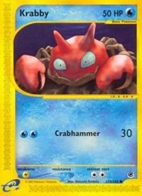 Krabby 115/165 card